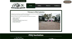 Desktop Screenshot of pdqsanitation.com